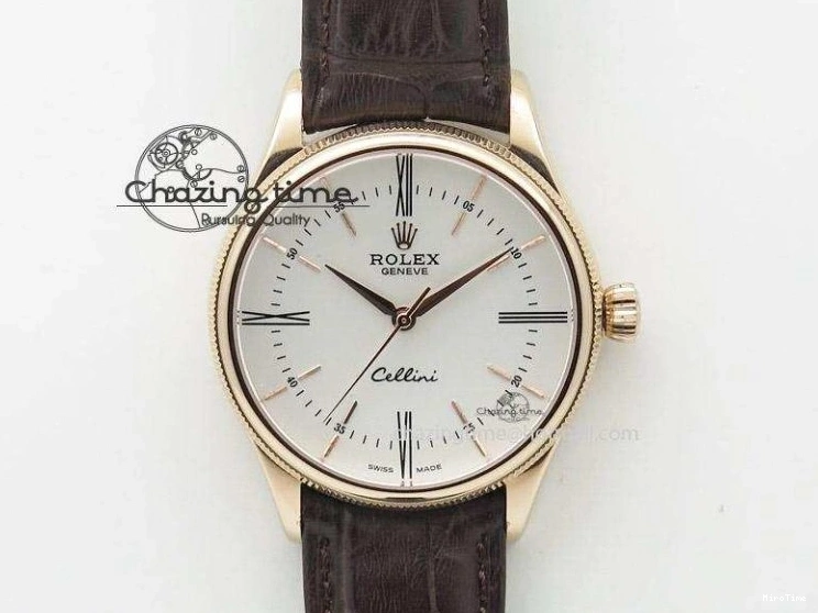 MiroTime 0129 Contemporary Day Date 128238 36mm YG KF 1:1 Best Edition YG Crystal Dial On President Bracelet A2836 (Gain Weight) 646